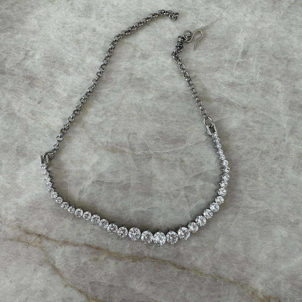 Fallon rhinestone crystal choker necklace